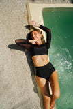 Raven - Classic Black High Waist Bikini