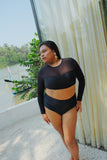 Raven - Classic Black High Waist Bikini