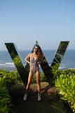 Branded reversible Coutout monokini swimsuit by Goya Swim Company