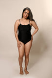 Black Jane - One Piece with Criss Cross Crow back