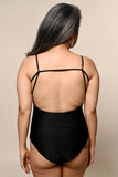 Black Jane - One Piece with Criss Cross Crow back