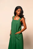 Agonda Maxi Dress w/ pockets - Olive Green